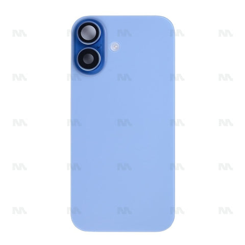 Vitre Arrière avec NFC, cadre de caméra agrandi pour Apple iPhone 17 – bleu brumeux – Reconditionné