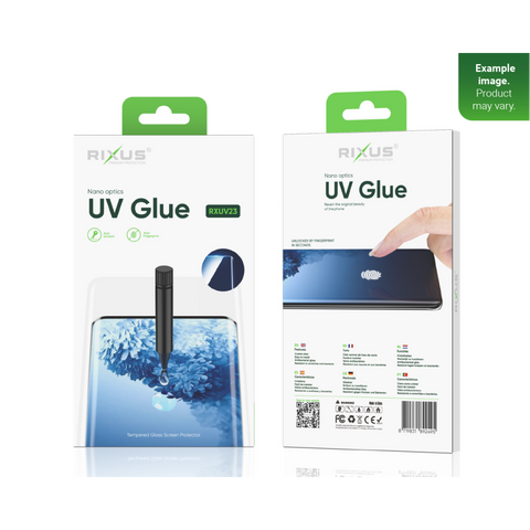 Verre trempé avec colle UV Rixus pour Samsung S22
