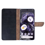 Rixus Bookcase pour Google Pixel 8 Noir