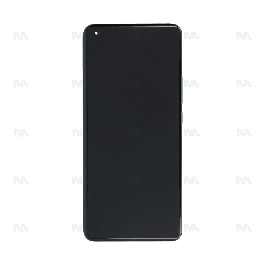 Chassis + Ecran Original OEM + Vitre pour Xiaomi Mi 11 Ultra M2102K1G / M2102K1C - Ceramic Black