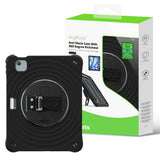 Étui antichoc Rixus RXTC08 pour Apple iPad Air 11 pouces (2024), Air 4 10,9 pouces (2020), Air 5 10,9 pouces (2022), Pro 11 pouces (2018, 2020, 2021, 2022) Noir