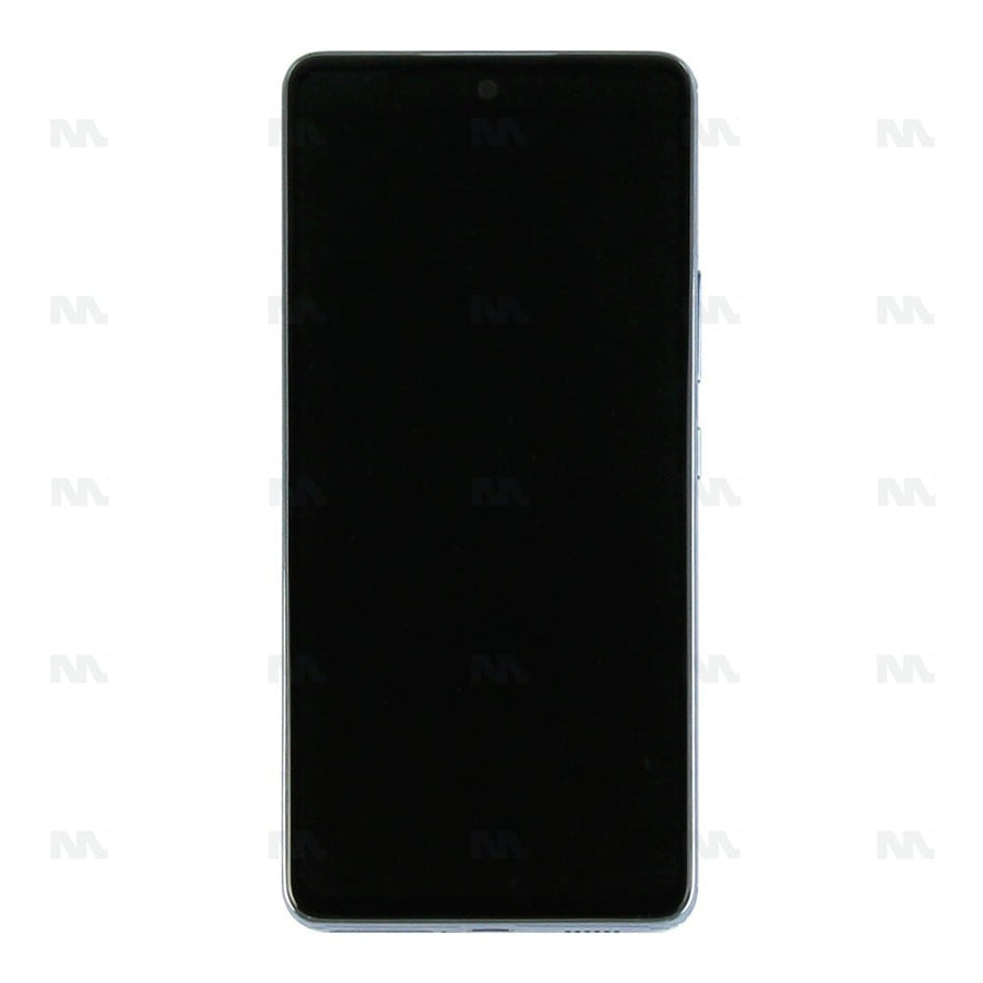 Chassis + Ecran Officiel Service Pack + Vitre pour Samsung Galaxy A53 5G A536B - Bleu