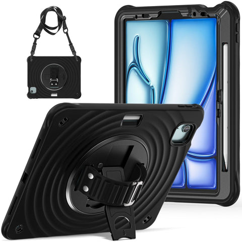 Étui antichoc Rixus RXTC08 pour Apple iPad Pro 13 pouces (2024) Noir