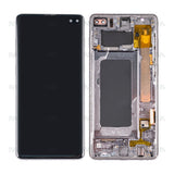 Chassis + Ecran Original Reconditionné + Vitre pour Samsung Galaxy S10 Plus G975F - Prism Black