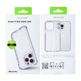 Étui antichoc Rixus Armor-X avec MagSafe pour Apple iPhone 13 Pro transparent