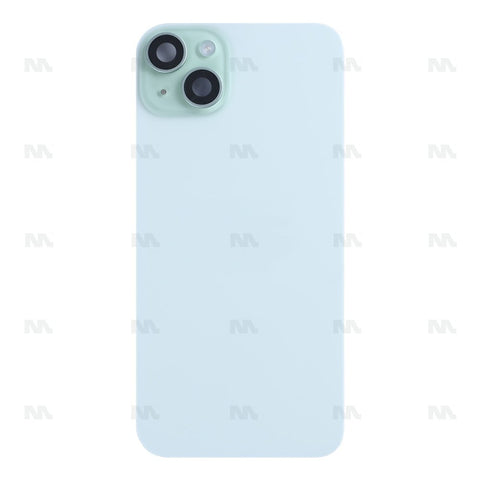 Vitre Arrière avec NFC, cadre de caméra agrandi pour Apple iPhone 15 Plus - Vert - Reconditionné