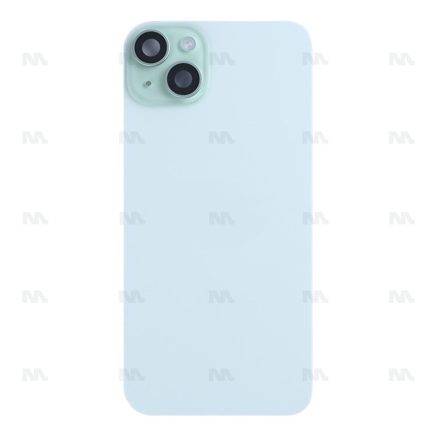 Vitre Arrière avec NFC, cadre de caméra agrandi pour Apple iPhone 15 Plus - Vert - Reconditionné