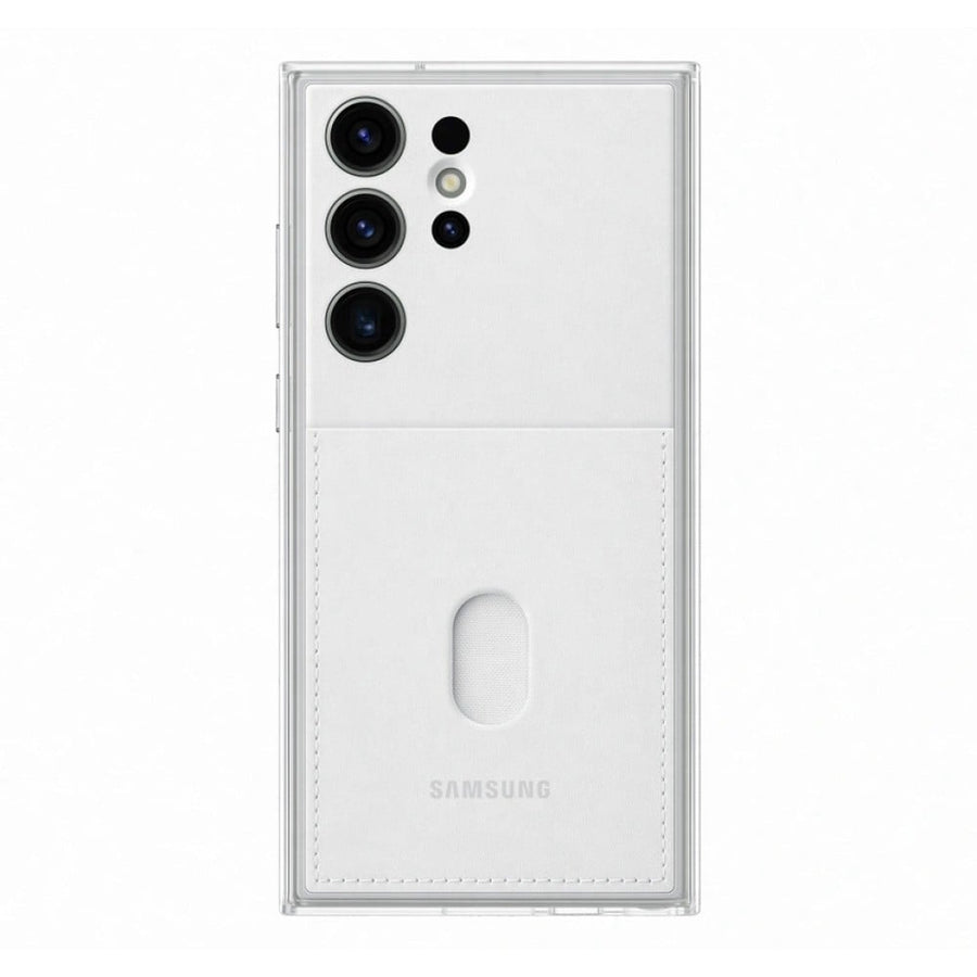 Étui rigide + porte-cartes pour Samsung Galaxy S23 Ultra (SM-S918B) EF-MS918CWEGWW - Blanc