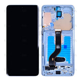 Chassis + Ecran OLED + Vitre pour Samsung Galaxy S20 Plus G985F / S20 Plus 5G G986F - Cloud Blue