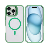 Étui Rixus Classic 03 avec MagSafe pour Apple iPhone 16 Pro vert clair