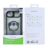 Étui Rixus Classic 03 avec MagSafe pour Apple iPhone 17 Air vert foncé