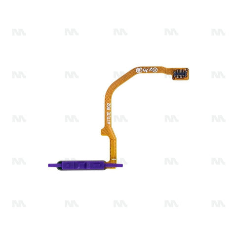 Capteur d'empreintes digitales pour Samsung Galaxy A17 4G A175F – Flex – Bleu clair – OEM