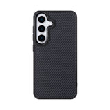 Coque Mag Carbon avec MagSafe pour Samsung Galaxy S25 – Titanium Black