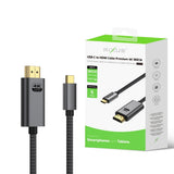 Câble USB-C vers HDMI Rixus RXHU15 Premium 4K 1,8 m gris sidéral