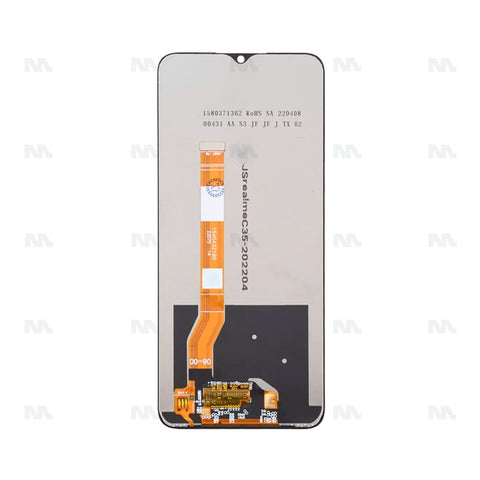 Ecran Original OEM + Vitre pour Realme 10 Pro 5G (RMX3660) - Noir