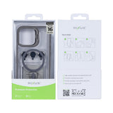 Étui Rixus Classic 03 avec MagSafe pour Apple iPhone 16 Pro Max gris titane