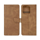 Bibliothèque Rixus pour Apple iPhone 16 Pro Marron clair