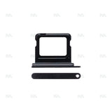 Support de carte SIM noir reconditionné pour Apple iPhone 16, 16 Plus