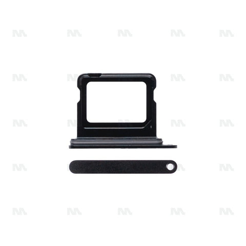 Support de carte SIM noir reconditionné pour Apple iPhone 16, 16 Plus