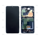 Chassis + Ecran Officiel Service Pack + Vitre pour Samsung Galaxy S20 Ultra G988B Camera - Cosmic Black