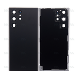 Vitre arrière pour Samsung Galaxy S22 Ultra S908B avec objectif Phantom Black OEM