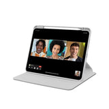 Étui de protection en cuir PU pour iPad Pro 13 (2024) Gris