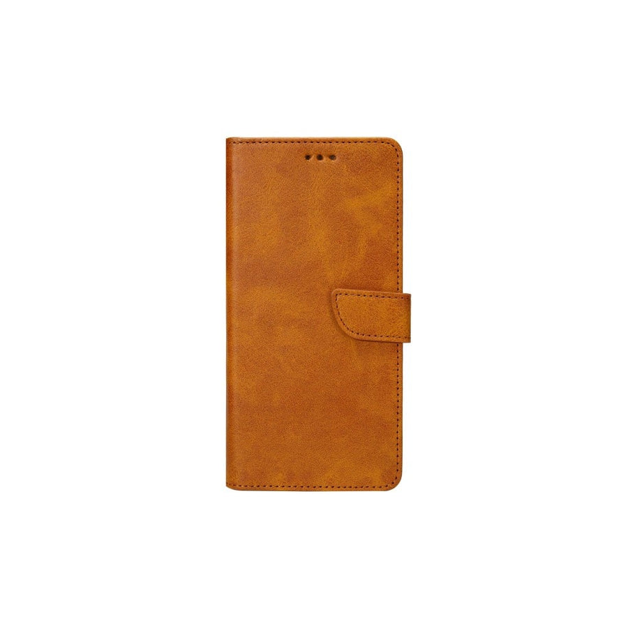Rixus Bookcase pour Samsung Galaxy A90 5G Marron clair