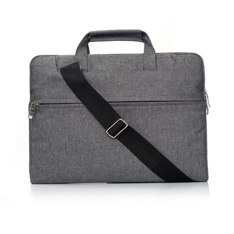 Housse pour ordinateur portable avec bandoulière 15, 16,2 pouces Gris