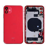 Boîtier pour Apple iPhone 11 avec petites pièces, compatible avec le modèle rouge