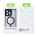 Étui Rixus Classic 04 avec MagSafe pour Apple iPhone 12 Pro Noir