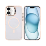 Étui Rixus Classic 03 avec MagSafe pour Apple iPhone 16 rose clair