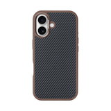 Coque Mag Carbon avec MagSafe pour Apple iPhone 16 Plus - Marron