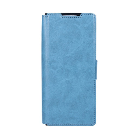 Étui portefeuille Rixus avec porte-stylo pour Samsung Galaxy Z Fold6 bleu sierra
