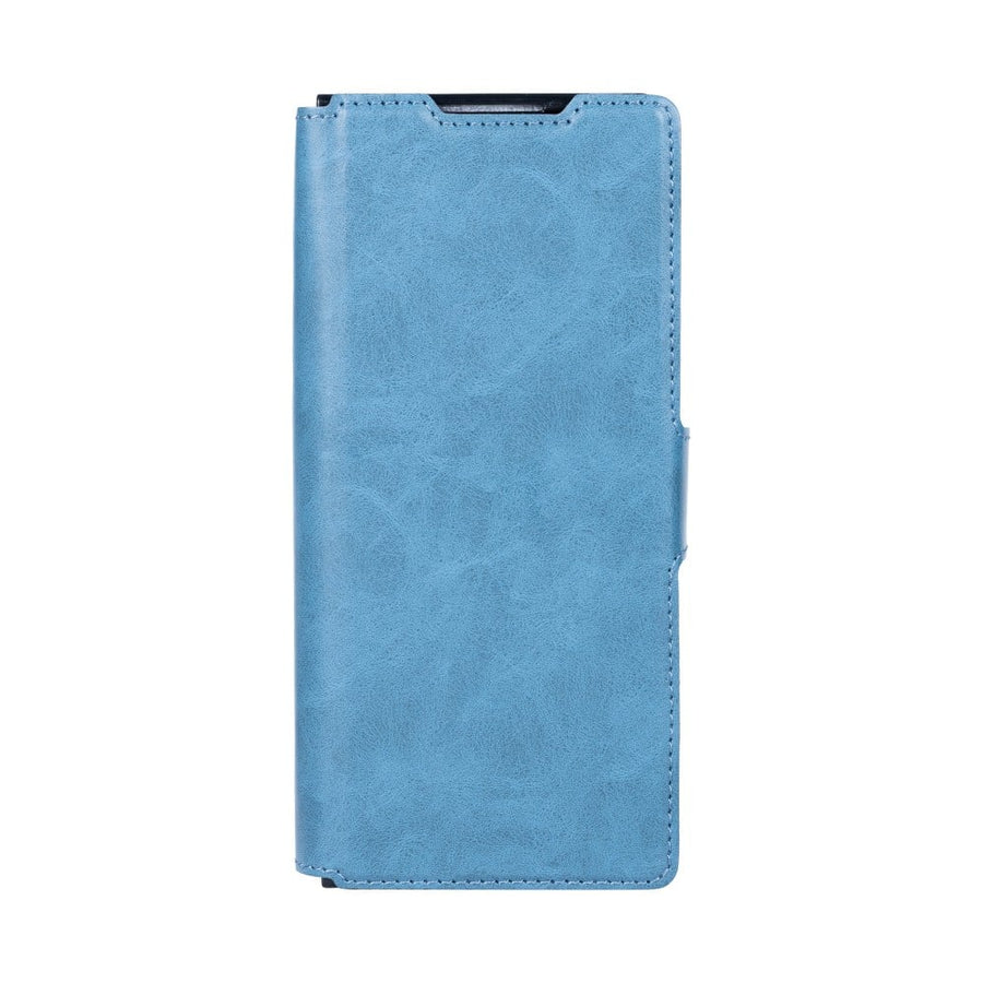 Étui portefeuille Rixus avec porte-stylo pour Samsung Galaxy Z Fold6 bleu sierra