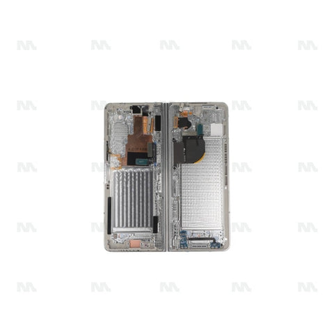 Chassis + Ecran Officiel Service Pack + Vitre pour Samsung Galaxy Z Fold5 F946B - Bleu