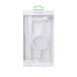 Étui transparent magnétique Rixus en TPU pour Samsung Galaxy Z Fold5 blanc