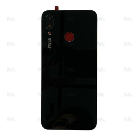 Vitre arrière pour Huawei P20 Lite avec objectif - Noir nuit - OEM