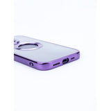 Étui en TPU brillant pour iPhone 14 - Rose transparent