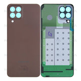 Vitre arrière sans objectif pour Samsung Galaxy M33 5G M336B - Marron - Original