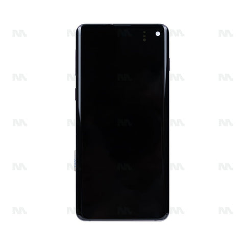 Chassis + Ecran Original Reconditionné + Vitre pour Samsung Galaxy S10 G973F - Prism Black