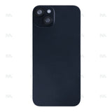 Vitre Arrière avec NFC, cadre de caméra agrandi pour Apple iPhone 15 Plus – Noir – Reconditionné