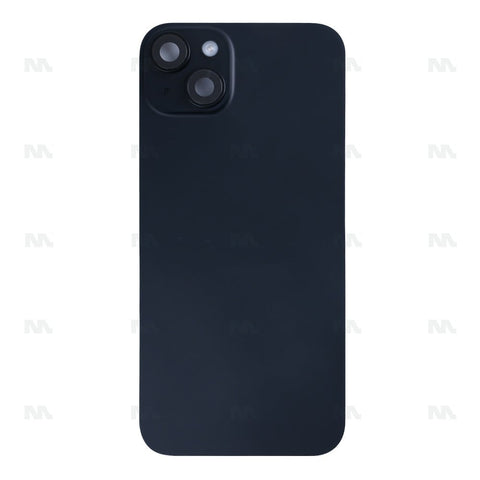 Vitre Arrière avec NFC, cadre de caméra agrandi pour Apple iPhone 15 Plus – Noir – Reconditionné