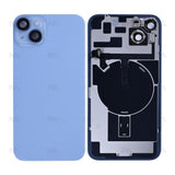 Vitre Arrière avec NFC, cadre d'appareil photo agrandi pour Apple iPhone 14 Plus – Bleu – Reconditionné