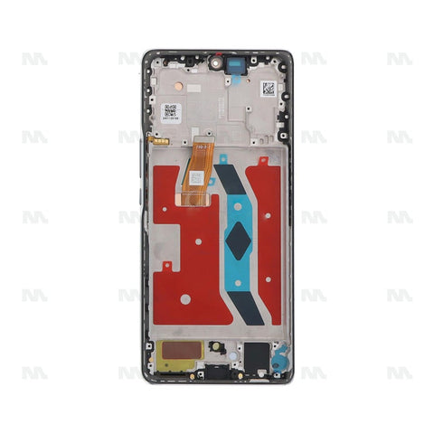 Chassis + Ecran Original OEM + Vitre pour Huawei Honor Magic5 Lite / Honor X9a (RMO-NX3) (RMO-NX1) - Titanium Silver
