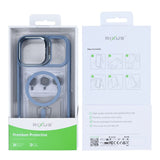 Étui Rixus Classic 03 avec MagSafe pour Apple iPhone 17 Pro bleu clair