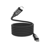 Câble de recharge magnétique Rixus RXUC61L USB-C vers Lightning 1 m 30 W noir