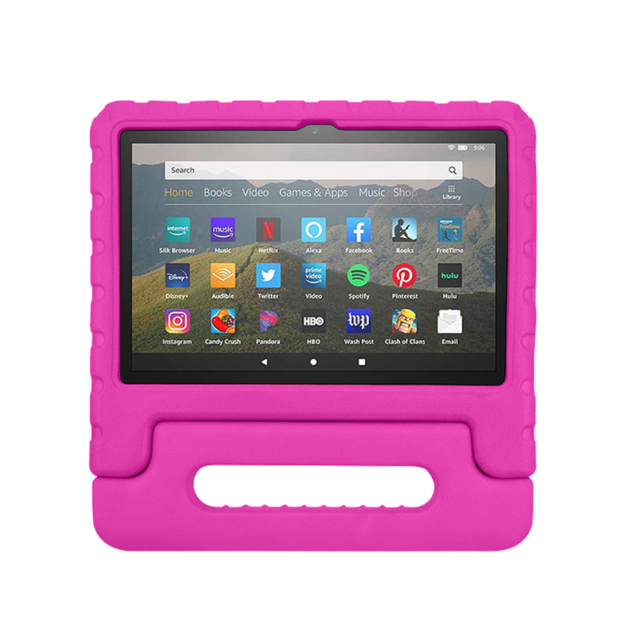 Étui pour tablette Rixus RXTC06 pour enfants pour Apple iPad 10,2 pouces (2021, 2019), iPad Air 3 10,5 pouces (2019), iPad Pro 10,5 pouces (2018) rose