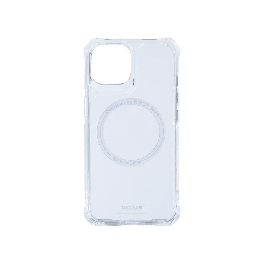 Étui antichoc Rixus Armor-X avec MagSafe pour Apple iPhone 14 transparent