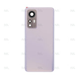 Vitre arrière pour Xiaomi 12 avec objectif violet OEM