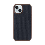 Coque Mag Carbon avec MagSafe pour Apple iPhone 14 - Marron